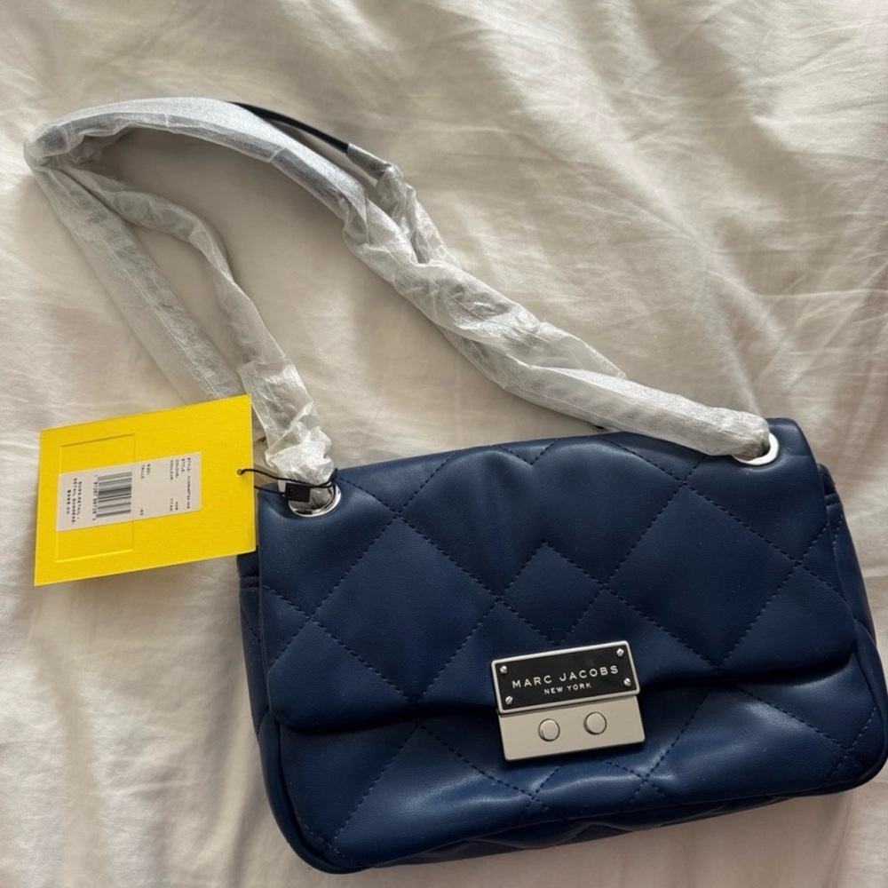 Marc Jacobs Navy Quilted Shoulder Bag